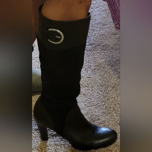 Women's Wide Calf Leather boots